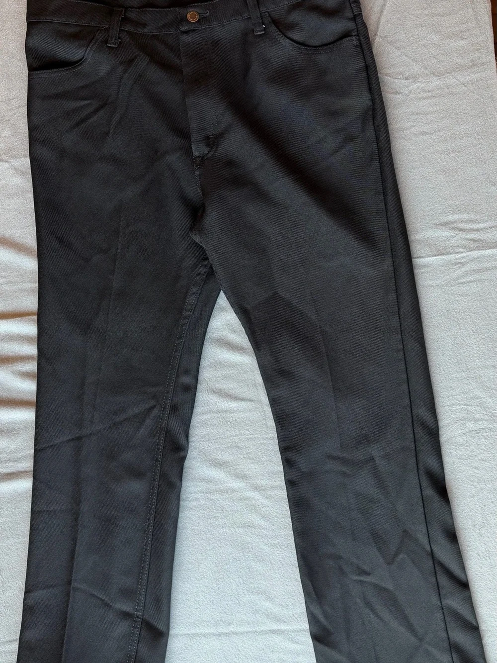 Wrangler Rancher Black Western Dress Pants 38x30